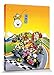 Produktbild 1art1 Super Mario Poster Kart, Retro Bilder Leinwand-Bild Auf Keilrahmen | XXL-Wandbild Poster Kunstdruck Als Leinwandbild 40x30 cm