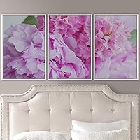 3 Piece Framed Canvas Wall Art Bohemian Bouquet Colorful Canvas Prints Home Artwork Decoration for Living Room,Bedroom - 16