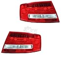 Diederichs Rückleuchten Set für Audi A6 4F Limousine Bj. 04-08 (weiß, rot) mit Bremslicht (E-Typ-geprüft)