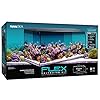 Fluval Flex 32.5 Marine Salt Water Aquarium Kit - Fish Tank for Fish, Coral & More - Comes with LED Lights, Filtration System & More - 32.5" x 15.75" x 15.35" - 123 L, 32.5 Gal. - Black