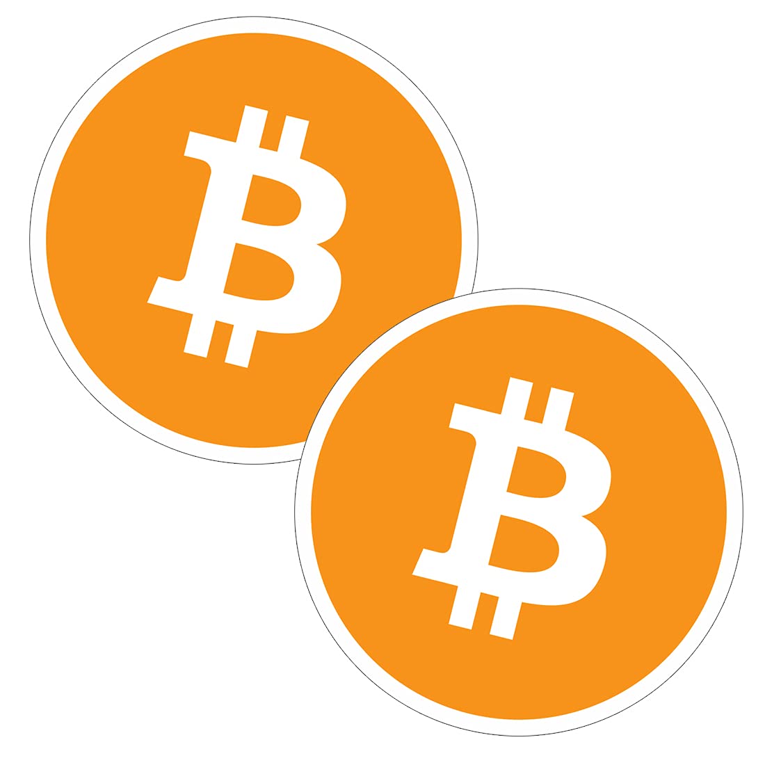 Bitcoin Stickers 2 Pack