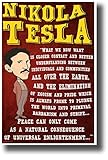 What we now want is closer contact and better understanding between individuals and communities all over the earth - Nikola Tesla - NEW Motivational Poster