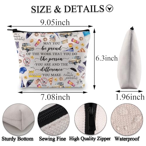 PLITI Gilmore TV Show Gift Funny in Omnia Paratus Luke's Diner Inspired Gift May You Be Proud of The Work You Do Makeup Bag (Be Proud gilmog bagU) - Image 2