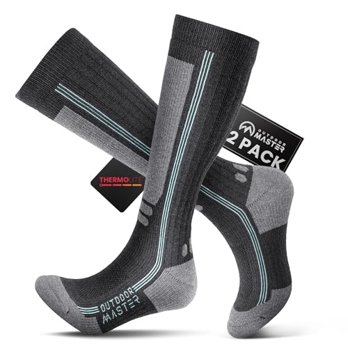 Chaussettes de ski Thermolite OutdoorMaster pour le snowboard