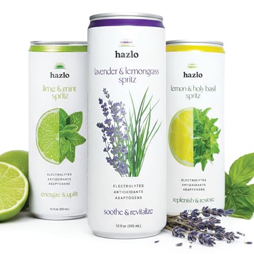 Hazlo Zero Proof Spritz Cocktail Mixer, Craft Mocktails with Adaptogens, Nootropics - Functional...