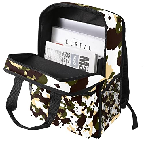 Sac à dos pour garçons ajustable avec imprimé crânes jaune confortable - 3