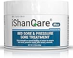 iShanCare® Bed Sore Cream - Fast & Safe Natural Healing Pressure Sore Cream, Bedsore Wound Care Healing Ointment, Treatment for Bed sores Pressure Sores Diabetic Ulcer Wounds Burns and Cuts