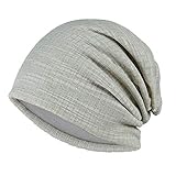 ICSTH Unisex Sleep Hat Soft Cotton Beanie Street Dancer Cap Watch Hat (Wave Pattern Beige s109)