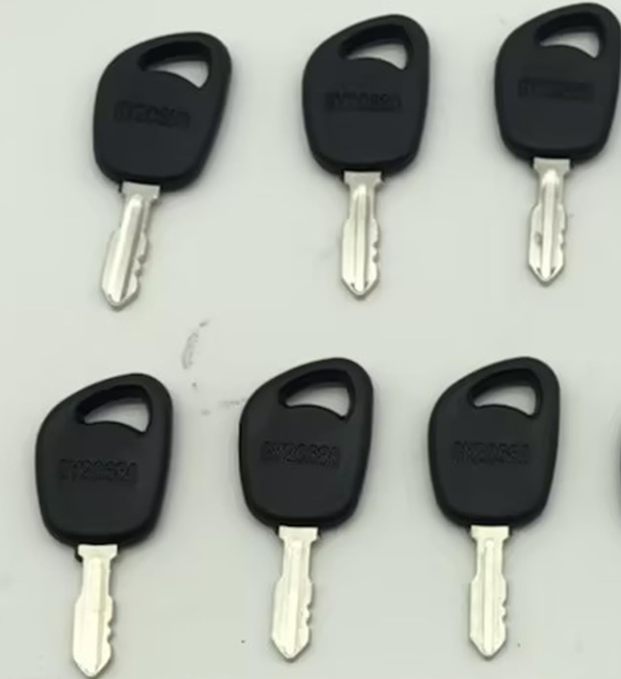 6 Pcs Lawn Mower Ignition Keys, Riding Mower Lawn Tractor Key GY20680 for John Deere Lawnmower 1025R D110 D130 D140 E100 E130 E140 lt160 S120 S130 1023E 1026R 2025R 2026R LA120 L100 L110 L120 L130