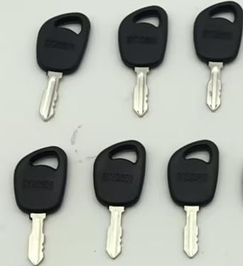 6 Pcs Lawn Mower Ignition Keys, Riding Mower Lawn Tractor Key GY20680 for John Deere Lawnmower 1025R D110 D130 D140 E100 E130 E140 lt160 S120 S130 1023E 1026R 2025R 2026R LA120 L100 L110 L120 L130