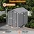 MNLR 6x8 FT Plastic Storage Shed with Floor