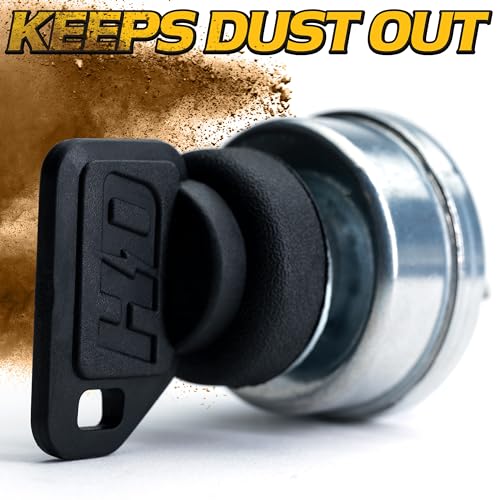 Image of HD Switch Ignition Switch for Simplicity 1701256SM 1708551SM 1701256 1708551 1672243 71672243 Fits SunStar & AGCO 1914H 1916H 1918H 1920 1920H - Ultimate Dust Protective Cover Upgrade w / 2 Keys