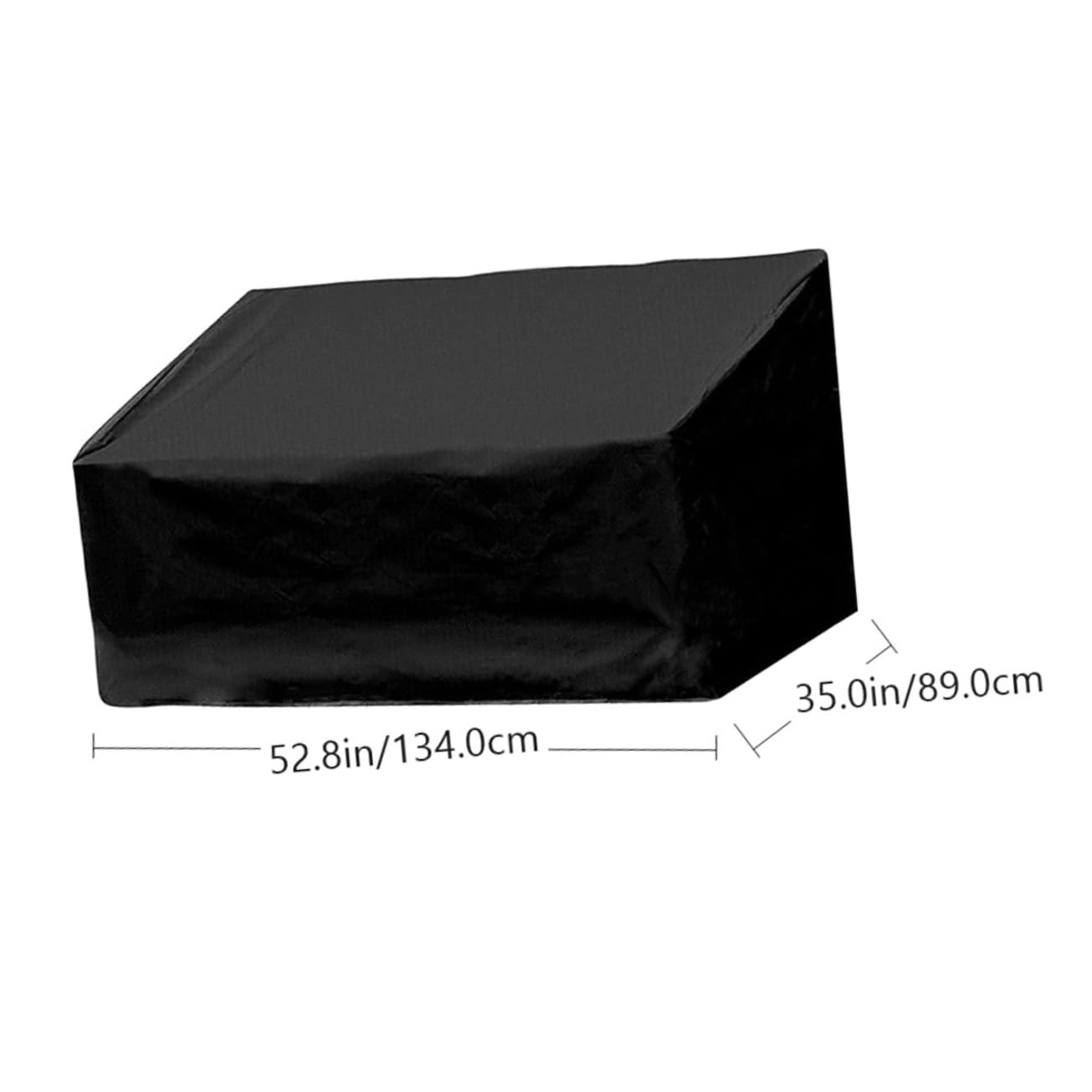 Sosoport 1pc Waterproof Oxford Cloth Garden Bench Cover Outdoor Seat Cover Patio Furniture