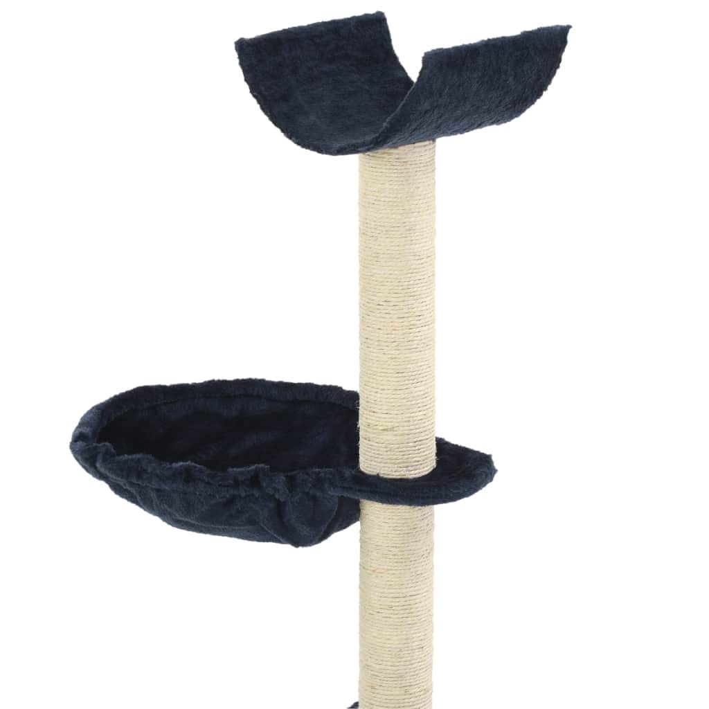 Rascador para Gatos con Poste de sisal, ShGaxin Arbol para Gatos, Gatos Accesorios, Arranhador para Gatos, Arbol Rascador Gatos, 105 cm Azul