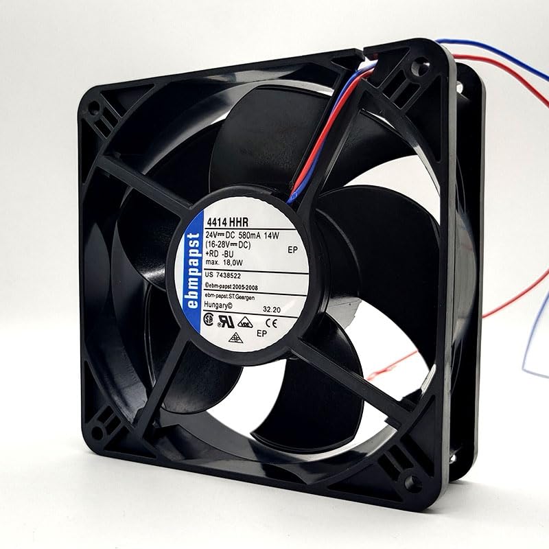 EBM 4414HHR 12038 DC24V 0.58A 14W 2-wire Atlas Inverter Fan
