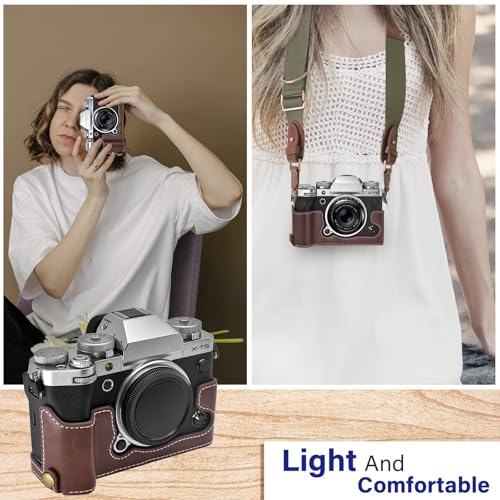 Funda de Cuero PU para Fujifilm X-T5 Media Caja miniatura 6