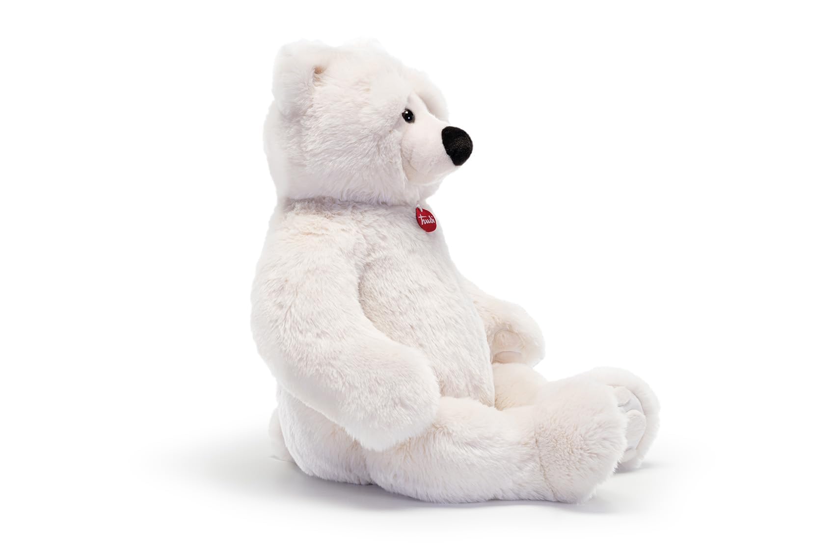 Trudi Bär Joel Elfenbein Plüschtiergeschenk für Weihnachten, Geburtstag und Valentinstag. Eisbär Plüschbär | 45x80x30cm Taglia XXL | Klassische Teddybären | Modello 25635