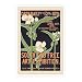 vintage South End Free Art Exhibition posters Minimalism Room Aesthetics canvas wall art Floral Green Plants Exhibition prints painting For Home Bedroom Dorm wall Decor 12x16in Unframed