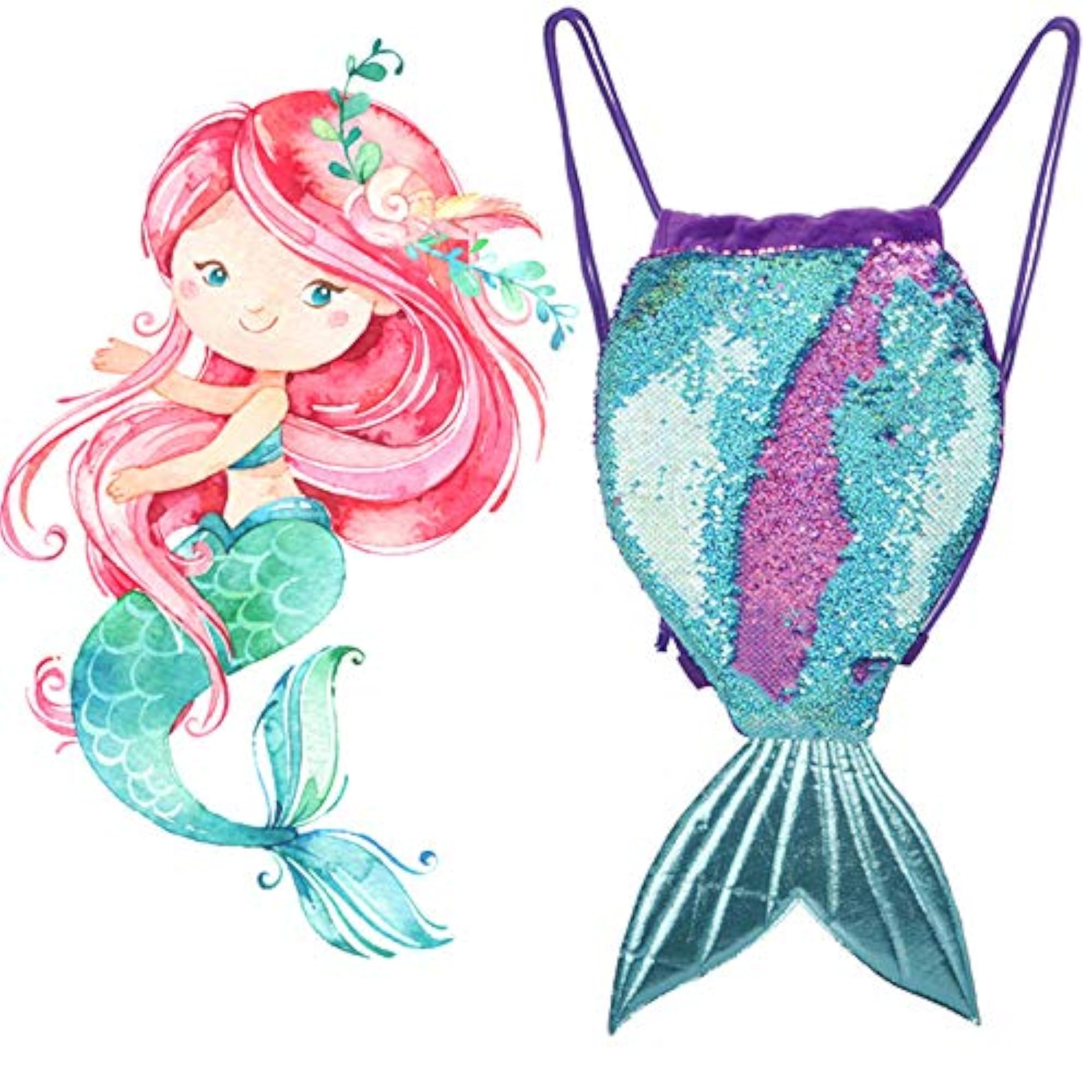 Creative Plush Bling Drawstring Backpack