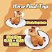 Kawaite Cuddly Horse Stuffed Animal Plush Toys for Kids and Babies, Kawaii Plushies, Soft Horse Plush Toy Dolls, Kids Plushie Keychains, Small Stuffed Animals for Christmas Decoration