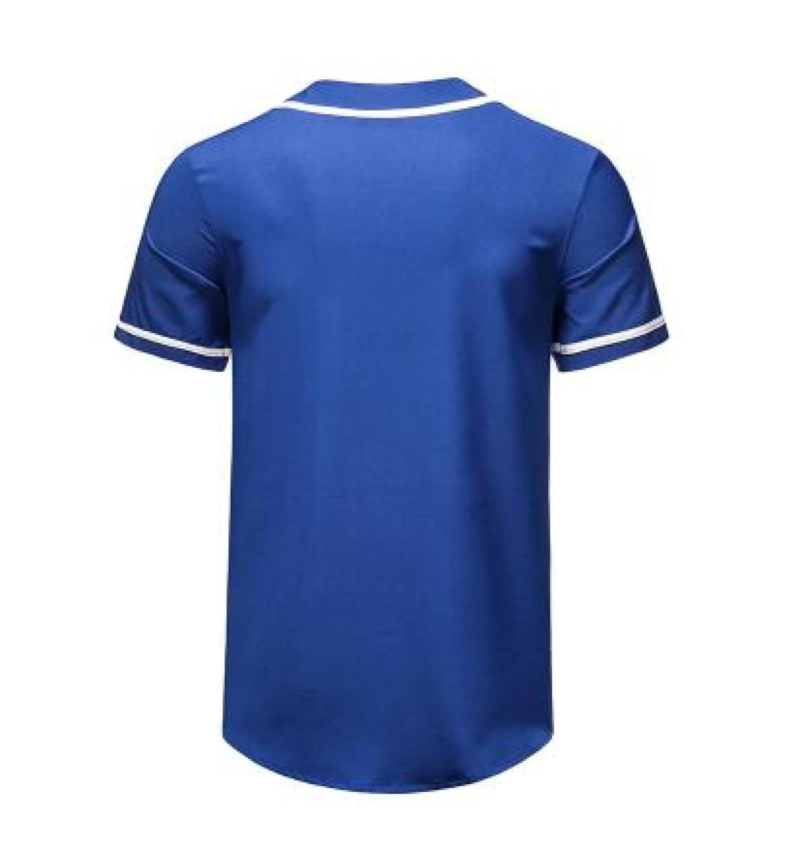Camiseta De Manga Corta T-Shirt Camisas De Retales Casuales para Hombres Camisa Deportiva De Béisbol De Verano Camiseta para Hombres Ropa USXL Negro