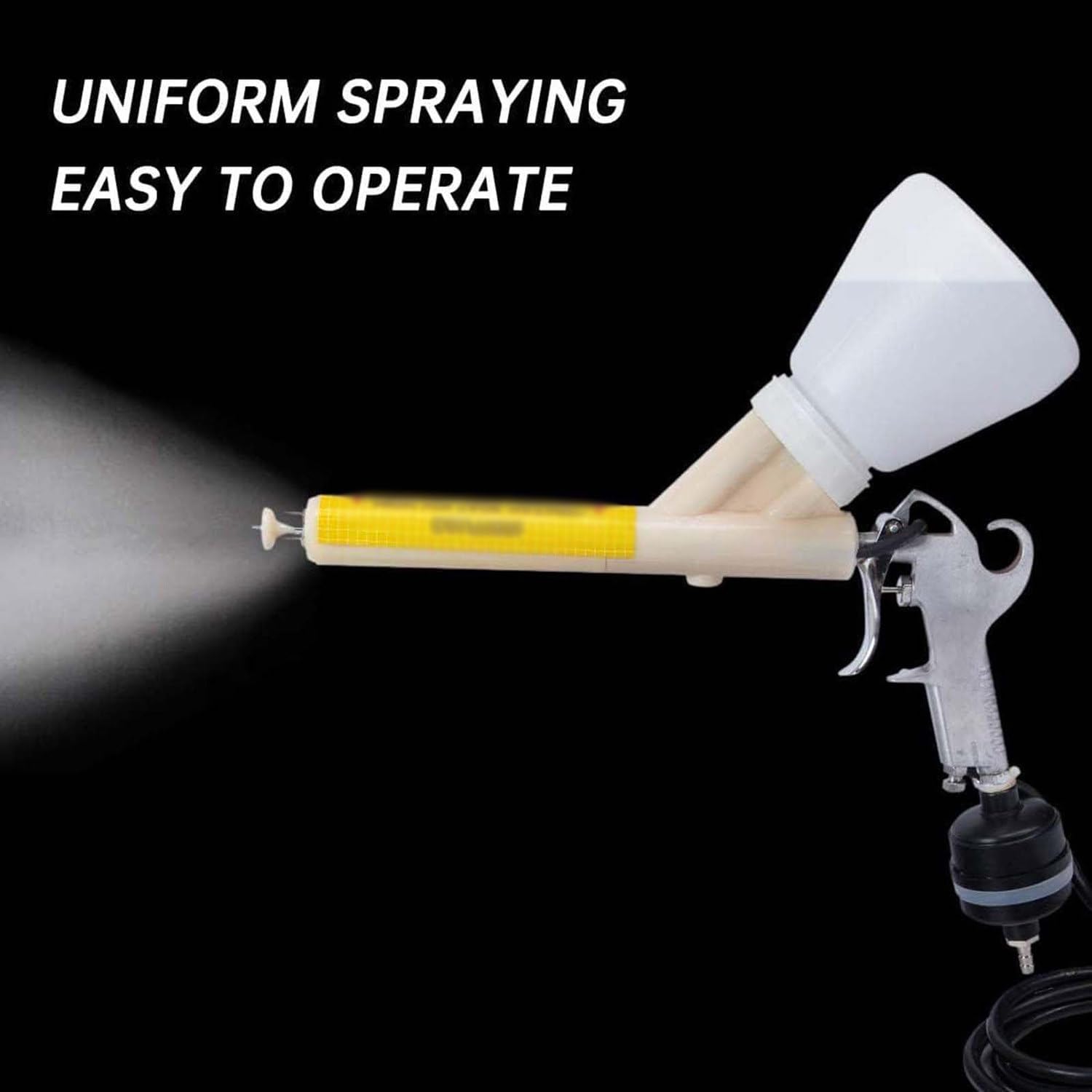 Electrostatic Powder Coating Spray Gun 30-50KV Adjustable Powder Coating System for Automotive, Marine, Home and Garden Coatings