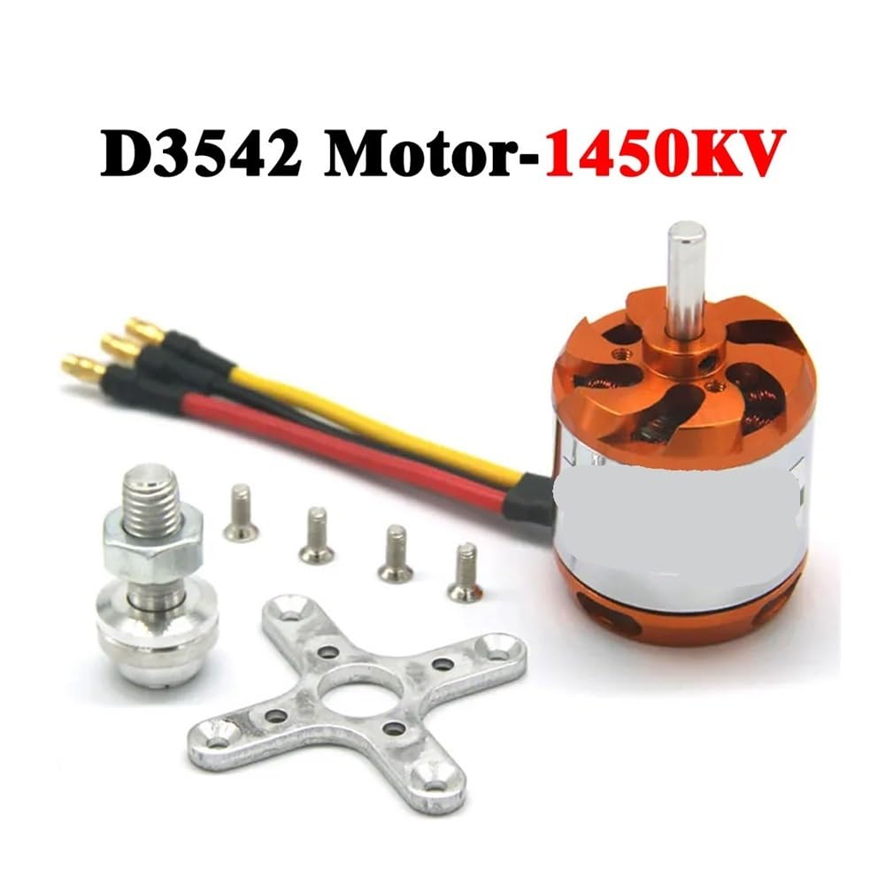D3542 3542 1000KV 1250KV 1450KV wodoodporny silnik bezszczotkowy stałe silniki skrzydłowe drony części zabawki nadające się do helikopterów RC (D3542-1450KV)