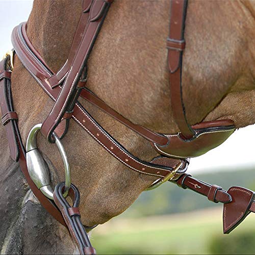 Bridon Difference Dy'on en cuir marron taille cheval pour le confort du style