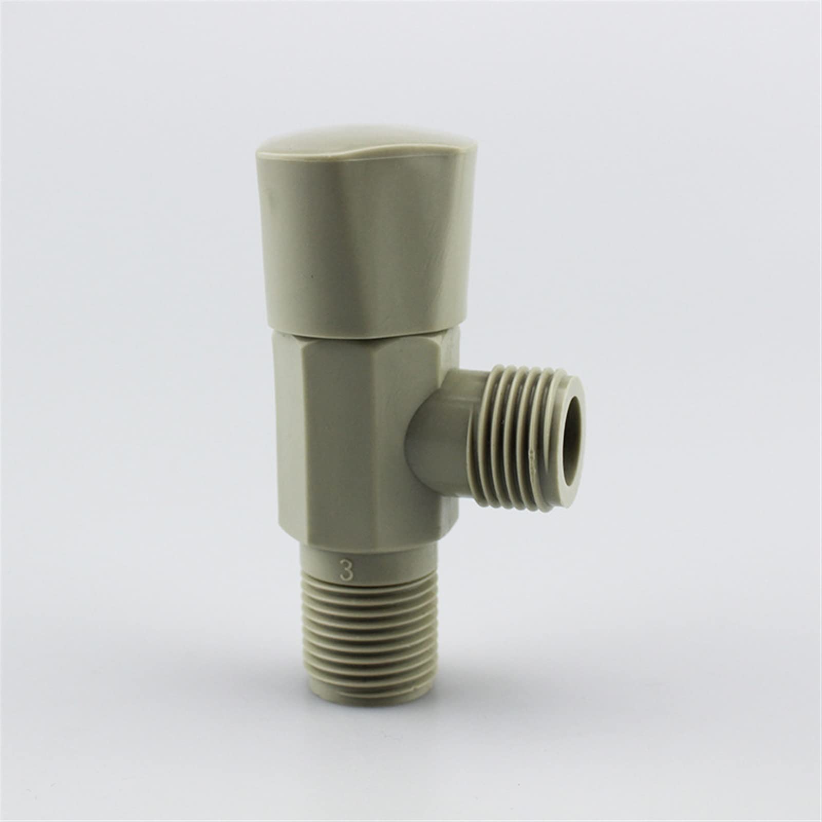Vanne d'arrêt d'eau G1/2 plastique pour stopper les fuites WC