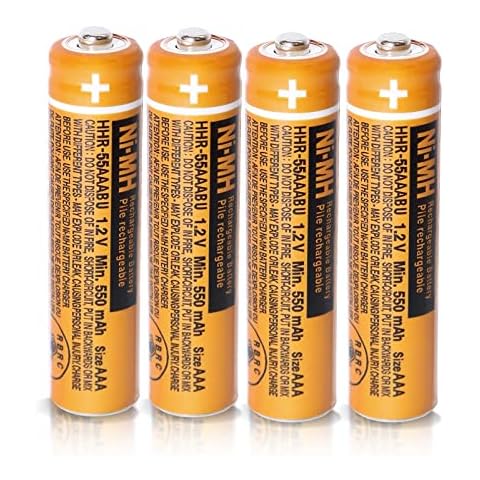 Batería Recargable KUHU HHR-55AAABU para Teléfonos Inalámbricos Panasonic Cover