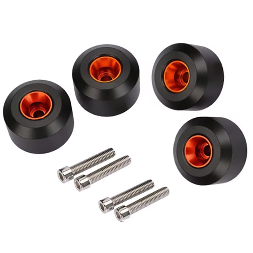 Duke 125 390 2012-2024 Protector Motor y Marco - 4pcs Topes-anticaida Crash Slider Parachoques para DUKE 125 390 200 RC125 RC390 RC250 2012-2021 2022 2023 2024