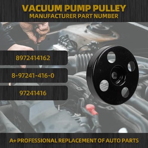 Dasbecan Vacuum Pump Pulley Compatible con Isuzu NPR HD V8 gas 1995-2019 Modelo 8972414162 miniatura 2