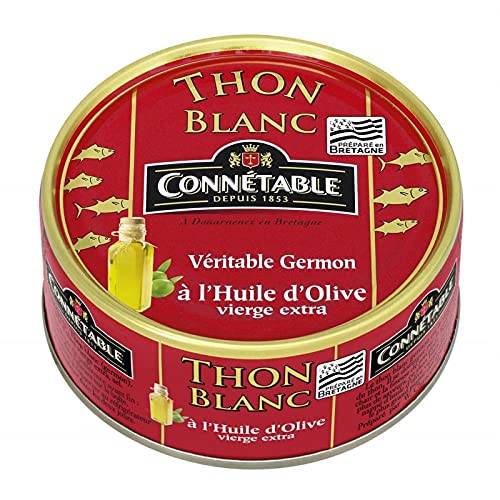 CONNETABLE - Thon Blanc Germon À L'Huile D'Olive Vierge Extra 160G - Lot De 4 - Offre Special