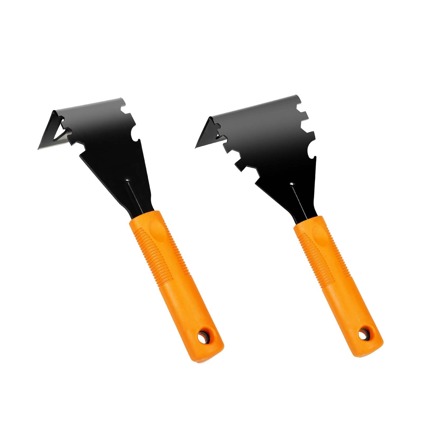 MANUFORE Set de 2 Outils de Dépose de Moulures (75 mm + 100 mm), Leviers Arrache-Moulure Robustes pour Plinthes, Encadrements de Porte et Clous