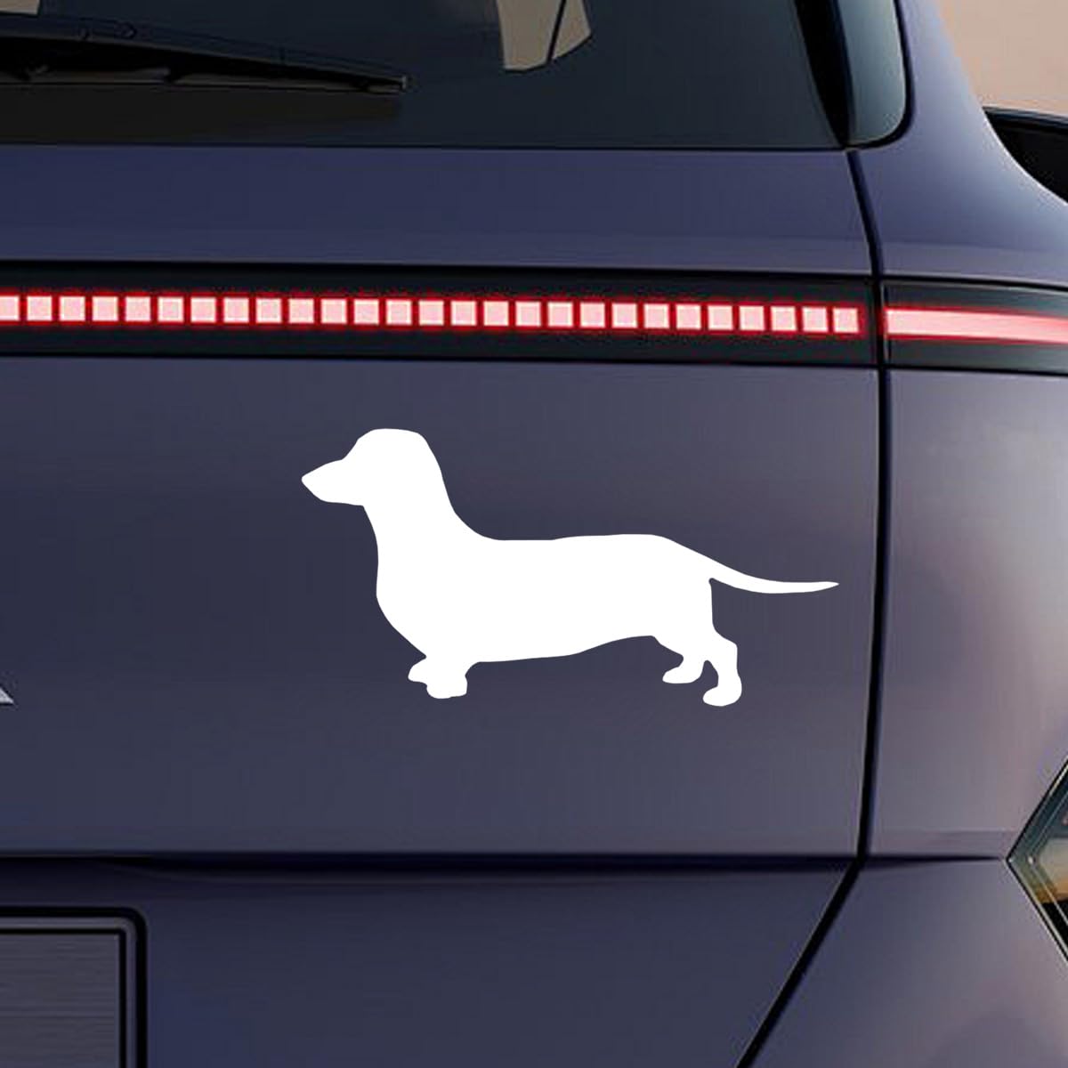 Reflective Dachshund Dog Car Sticker Decal Funny Vinyl Auto Bumper DIY Decal Decoration Universal Waterproof Dog Window Sticker