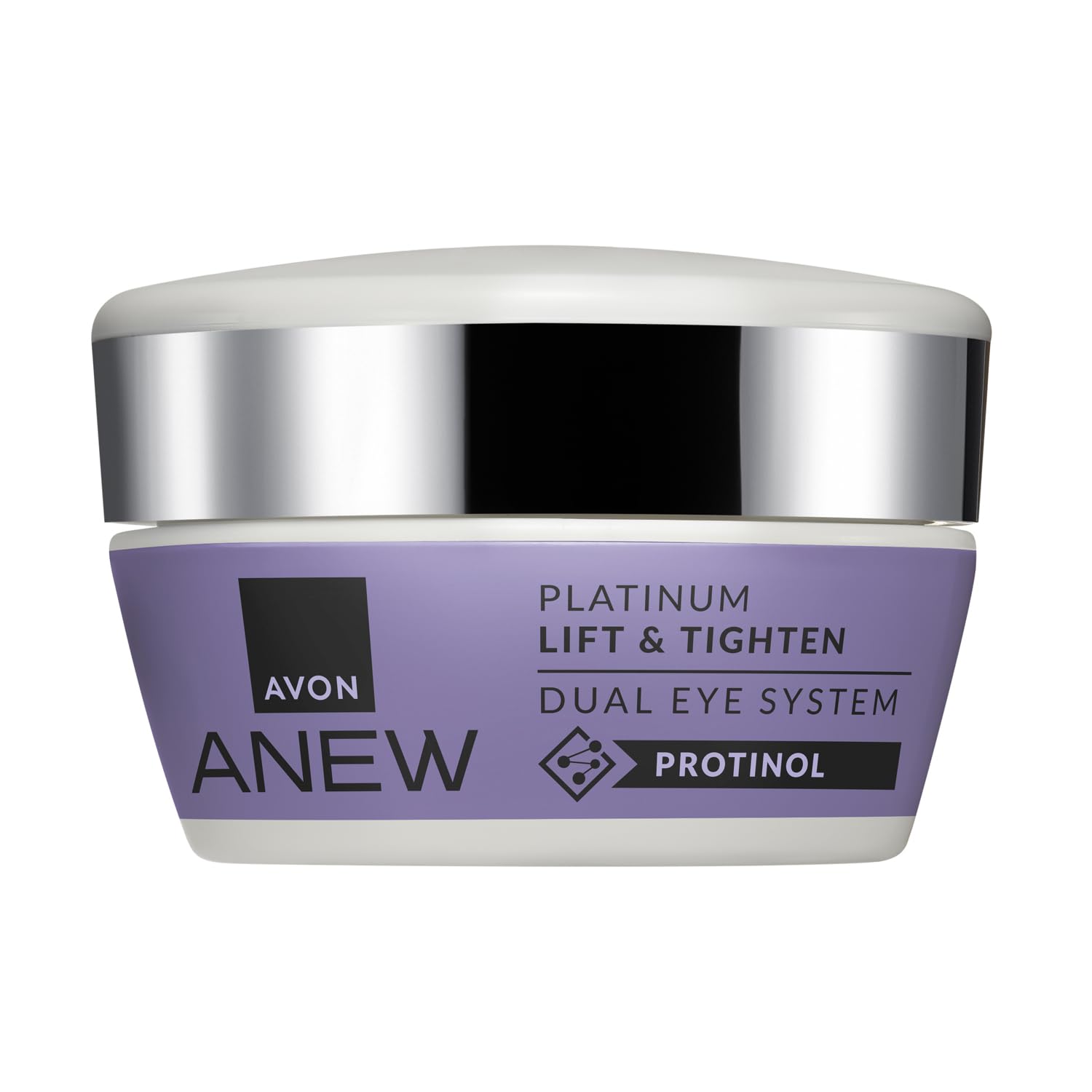 Avon Anew Platinum Lift & Tighten Dual Eye System 2 x 10ml, with Protinol™ Technology and Caffeine to Help Tighten and Hydrate Skin, Reduces Fine Lines and Sagging, Cruelty Free