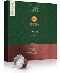 ORFEU Cápsulas De Café Orfeu Intenso Compatível Com Nespresso Contém 20 Unidades