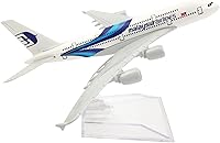 Vista 3 de Aleación Malaysia Airlines A380 Airlines Modelo de avión Modelo 1: 400 Simulación Diecast Science Exhibition