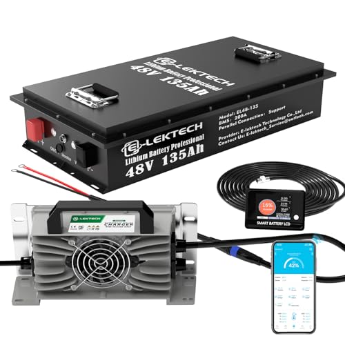 48V 135Ah LiFePO4 Lithium Golf Cart Battery