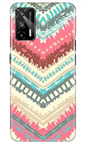 Aarfa for Oppo A55 5G Back Cover Hard Plastic [for Girls Boys] 3D Printed Colorful Pattern Back Cover Compatible for Oppo A55 5G - Multi-Coloured