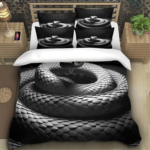 Parure de lit chat endormi 3D 200x200 pour chambre ado