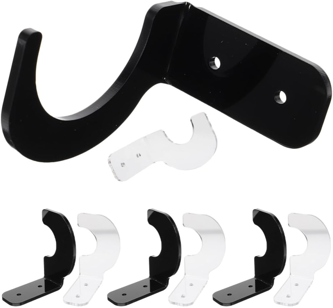8pcs Wall-mounted Baseball and Softball Bat Holder Rack with Acrylic and Metal Construction, Easy Installation, High Load Capacity, for Homes and Gyms to Organize and Display Bats