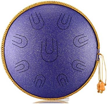 Steel Tongue Drum 14 Inch 9 Tone Handheld Percussion Instrument Yoga image 5