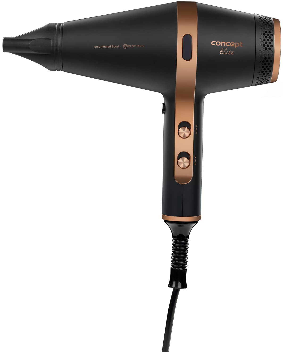 Concept VV6030 suszarka do włosów, 2200 W, kolor czarny brąz