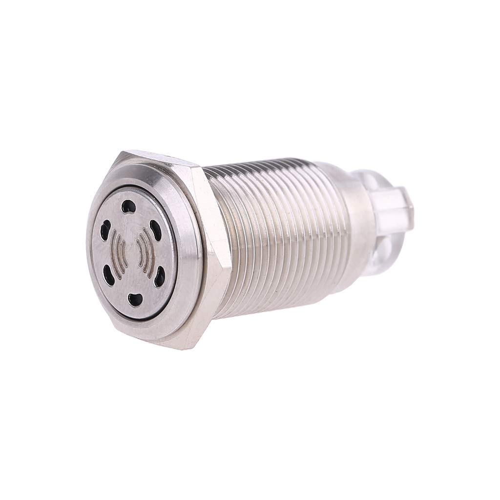 Multifunctional 12V Electronic Buzzer Alarm Stainless Steel Sound Easy To Use For Dorm Company