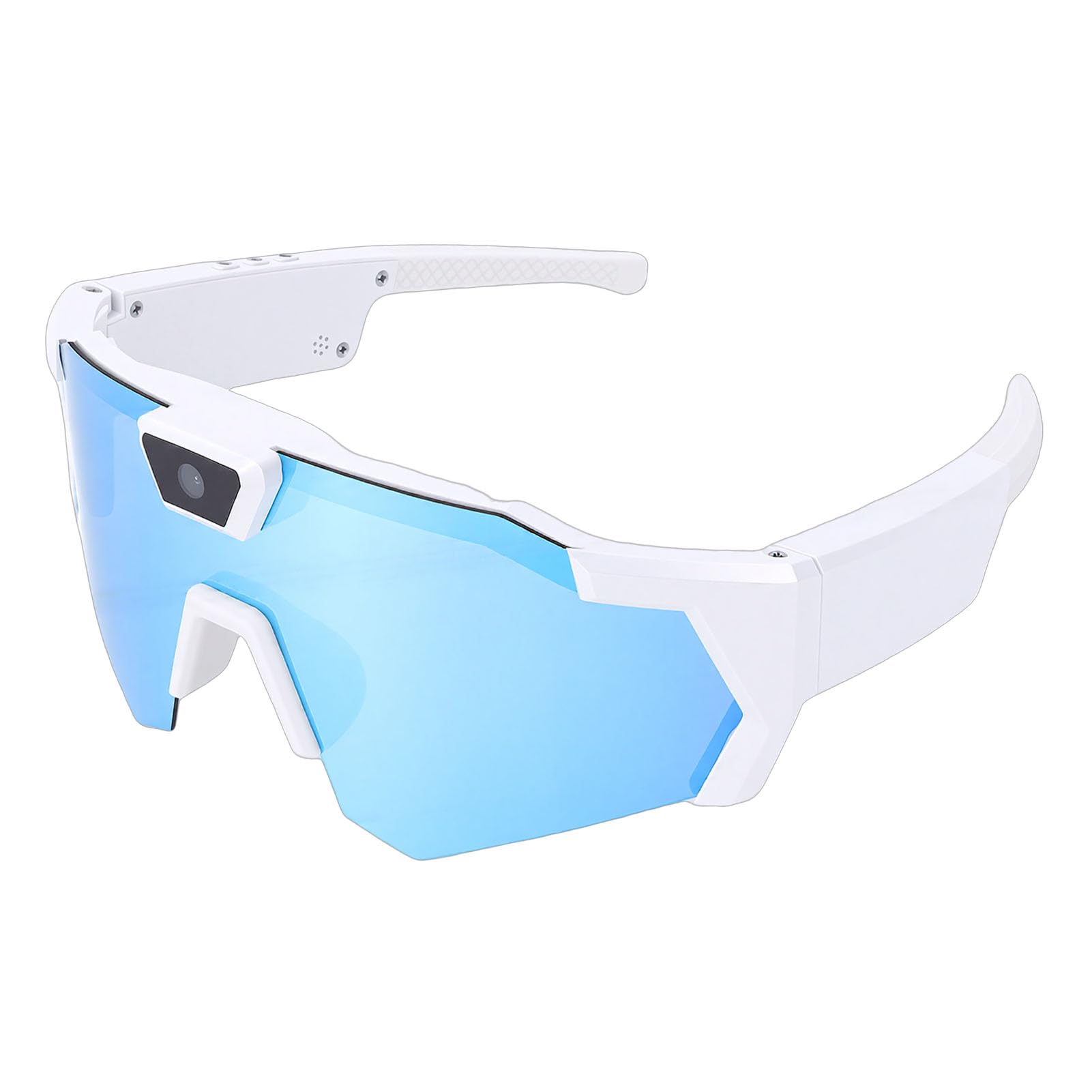Greensen 1080P HD Occhiali Fotocamera, Occhiali Intelligenti con Lenti Polarizzate per Ciclismo e Sport All'aperto, WiFi per Registrazione Video con Stabilizzazione