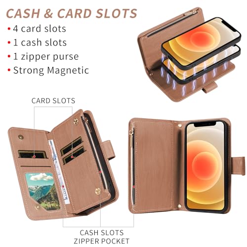 Coque de téléphone pour iPhone 12 Mini 5.4 fermeture éclair 5G - 3