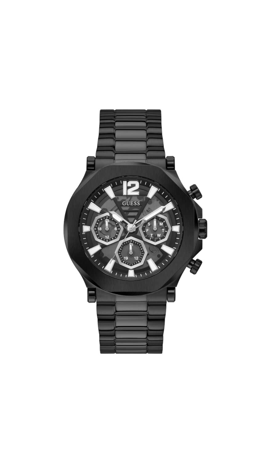 GUESS Stainless Steel Analog Black Dial & Band Mens Watch-Gw0539G3 (B0BN8KQH18) Amazon Price History, Amazon Price Tracker