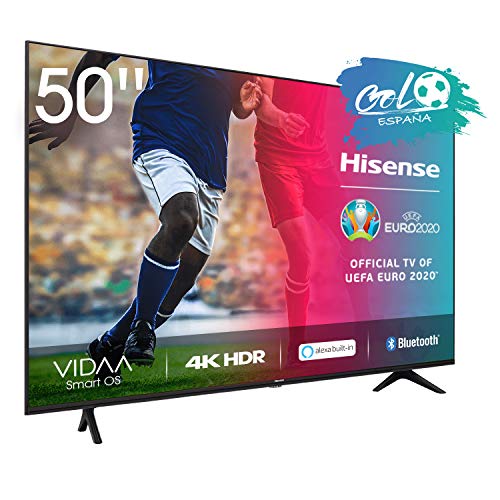 Hisense UHD TV 2020 50AE7000F - Smart TV Resolución 4K con Alexa integrada, Precision Colour, escalado UHD con IA, Ultra Dimming, audio DTS Studio Sound, Vidaa U 4.0