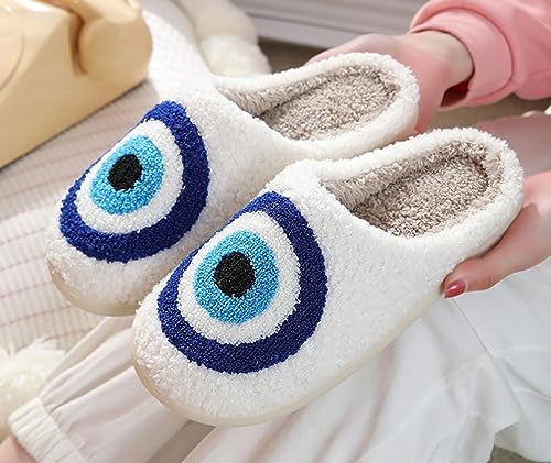 Evil Eye Plush Slippers4